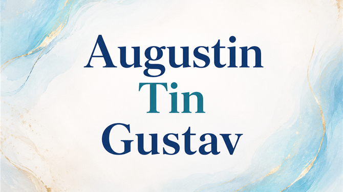 Danas imendan slave Augustin, Tin i Gustav – provjerite što znače njihova imena