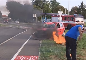 Pokaznom vježbom u Vidovcu provjerili spremnost žurnih službi
