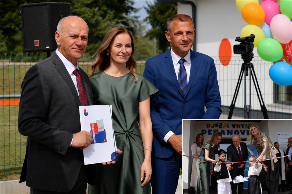 Otvoren Dječji vrtić Dekanovec - župan Posavec načelniku uručio sporazum o sufinanciranju vrijedan 50 tisuća eura!