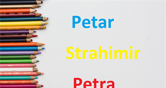 Danas imendan slave Petar, Petra i Strahimir – želimo im sve najbolje!