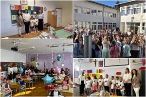 Veseli početak školske godine u Loboru: Prvašiće dočekali osmijesi, pokloni i lijepe želje