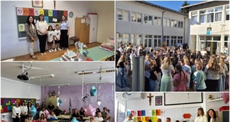 Veseli početak školske godine u Loboru: Prvašiće dočekali osmijesi, pokloni i lijepe želje