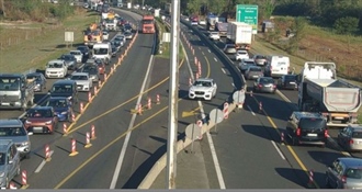 Prometna nesreća na A1, kolone i zastoji na zagrebačkoj obilaznici