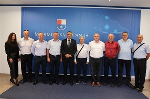 Župan Matija Posavec primio predstavnike 34. inženjerijske bojne uoči 35. obljetnice osnutka