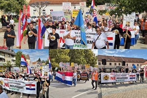 Stotine građana na prosvjedu u Ludbregu: Ne žele megafarmu s više od pola milijuna pilića po turnusu