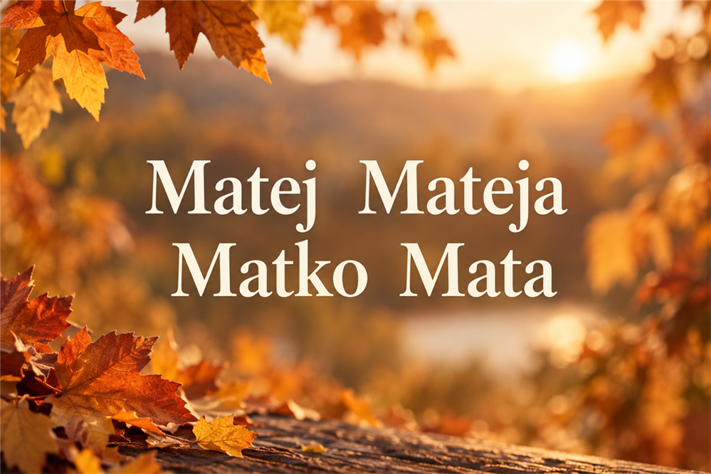 Danas je njihov dan: Imendan slave Matej, Matko, Mateja i Mata