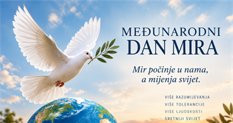 Danas je Međunarodni dan mira – prepoznajmo odgovornost i podignimo glas protiv nasilja, mržnje i diskriminacije