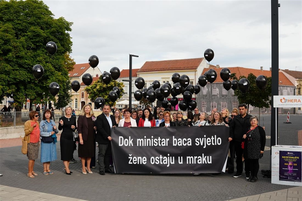 I u Koprivnici obilježen Nacionalni dan borbe protiv nasilja nad ženama, snažnu podršku akciji dao i župan Golubić