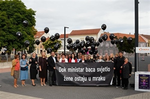 I u Koprivnici obilježen Nacionalni dan borbe protiv nasilja nad ženama, snažnu podršku akciji dao i župan Golubić