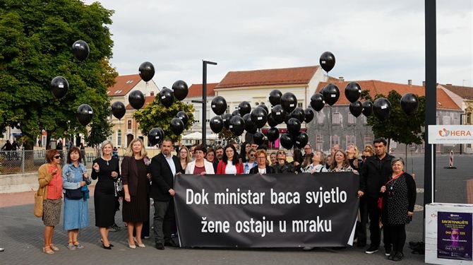 I u Koprivnici obilježen Nacionalni dan borbe protiv nasilja nad ženama, snažnu podršku akciji dao i župan Golubić