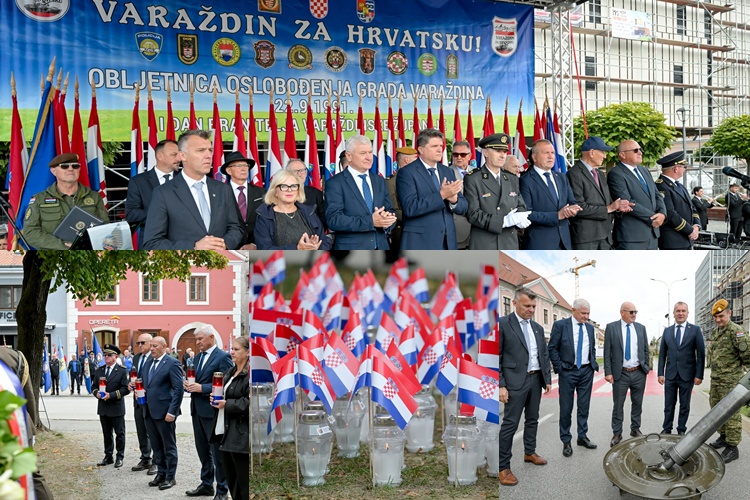 Varaždinska županija i Grad Varaždin zajedno odali počast braniteljima: ''Prije 35 godina ovdje se pisala novija hrvatska povijest''