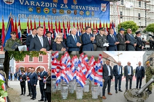 Varaždinska županija i Grad Varaždin zajedno odali počast braniteljima: ''Prije 35 godina ovdje se pisala novija hrvatska povijest''