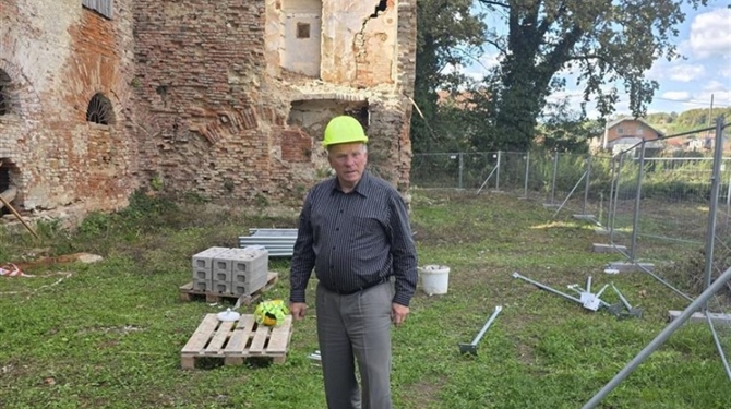 Načelnik Odak obišao radove hitne mjere zaštite i stabilizacije dvorca Poznanovec