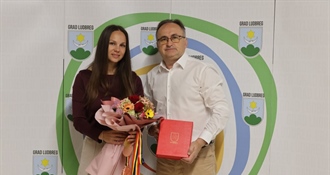 Gradonačelnik Bilić priredio prijem za Luciju Sačer koja je osvojila tri medalje na Balkanskom veteranskom prvenstvu