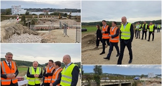 Veliki infrastrukturni projekt bit će gotov za 9 mjeseci: Ministar Butković obišao radove rekonstrukcije i izgradnje spojne ceste do čvora brze ceste u Poznanovcu