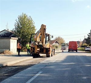 U čakovečkom prigradskom naselju Štefanec sanira se važna prometnica, radovi vrijedni 80 tisuća eura