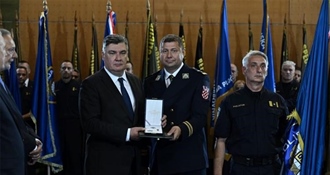 Predsjednik Milanović odlikovao Policijsku postaju Varaždin Redom Nikole Šubića Zrinskog