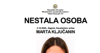 U Zagrebu nestala Marta Ključanin: Policija poziva građane da pomognu u potrazi