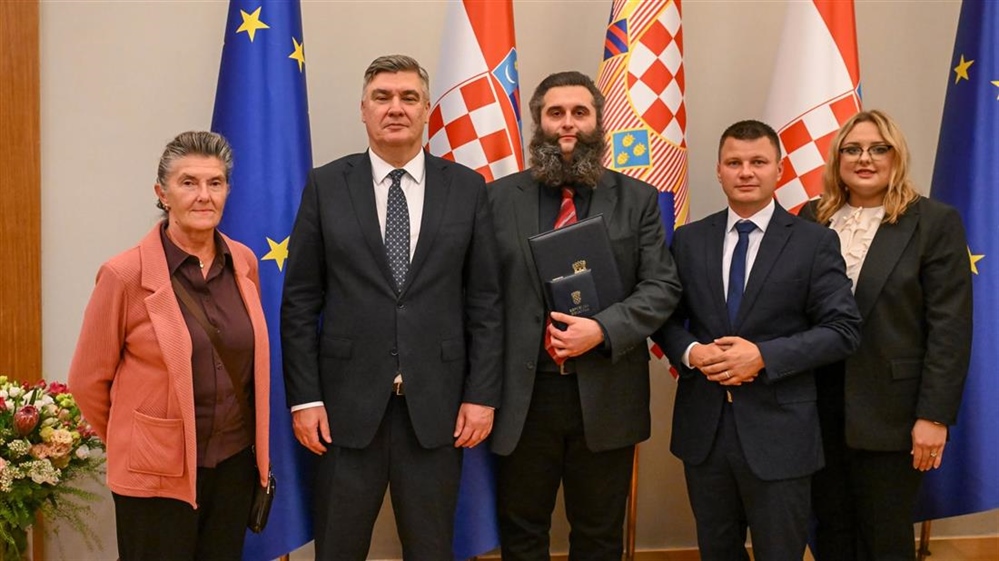 Svečani prijem na Pantovčaku: Zoranu Hercigonji uručeno visoko državno odlikovanje, nazočio i načelnik Solar