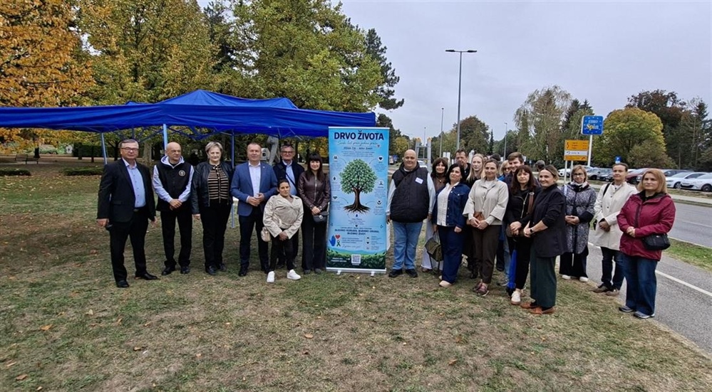 U Varaždinu posađeno prvo „Drvo života“ u znak zahvalnosti donorima organa, nazočio i župan Stričak