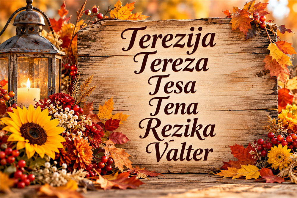 Danas slave Terezija, Tereza, Tesa, Tena, Rezika i Valter – sretan im imendan!
