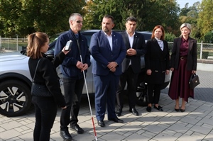 Predstavljeno novo vozilo Udruge slijepih, nabavu je sufinancirala Koprivničko-križevačka županija