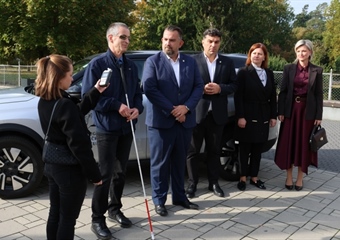 Predstavljeno novo vozilo Udruge slijepih, nabavu je sufinancirala Koprivničko-križevačka županija