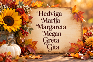 Današnje slavljenice su Hedviga, Marija, Margareta, Megan, Greta i Gita – sretan im imendan!