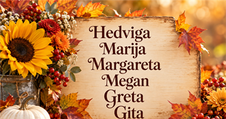 Današnje slavljenice su Hedviga, Marija, Margareta, Megan, Greta i Gita – sretan im imendan!