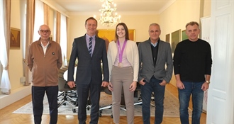 Gradonačelnik Bosilj priredio prijem za reprezentativku Amandu Mlinarić i predstavnike varaždinskog streličarskog kluba