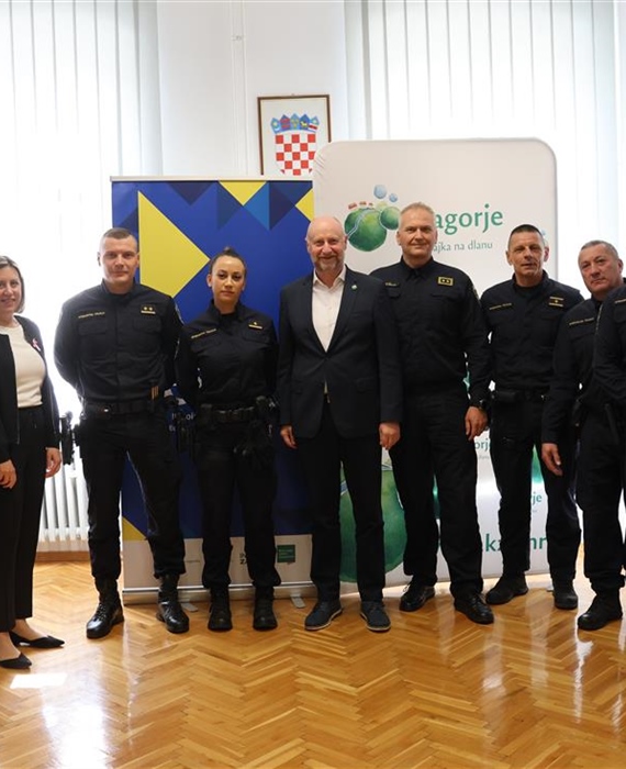 Župan Kolar priredio prijem za policajce koji su bili među najboljima na natjecanju “Štit domovine“