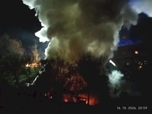 Detalji požara u Humu Bistričkom: Gospodarski objekt u potpunosti izgorio, šteta oko 70 tisuća eura