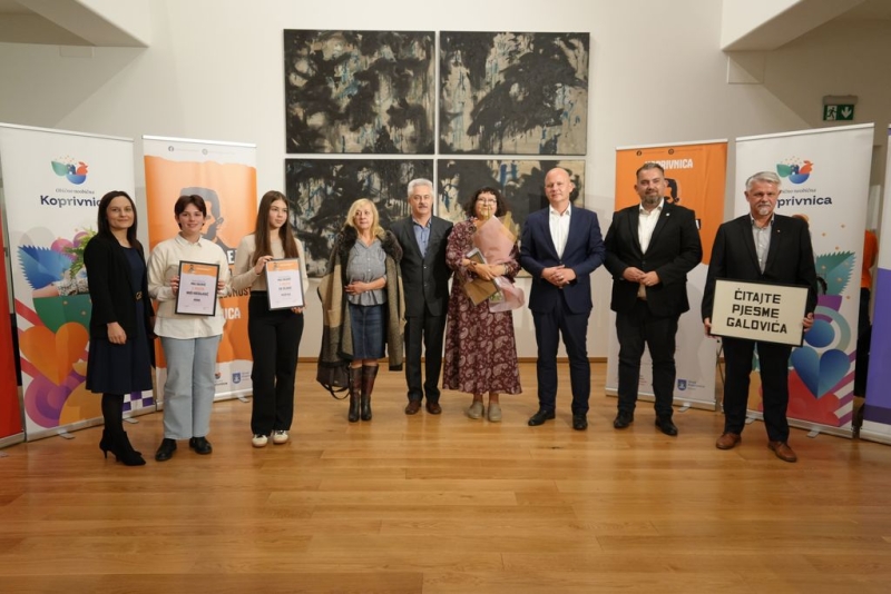 Dodijeljene književne nagrade „Fran Galović“ i „Mali Galović“, dobitnicima čestitao i župan Golubić