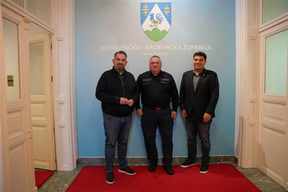 Župan Golubić održao sastanak s glavnim vatrogasnim zapovjednikom Slavkom Tucakovićem