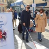 „U tuđim cipelama“ u Čakovcu: Župan Posavec podržao Udrugu slijepih u obilježavanju 75 godina djelovanja