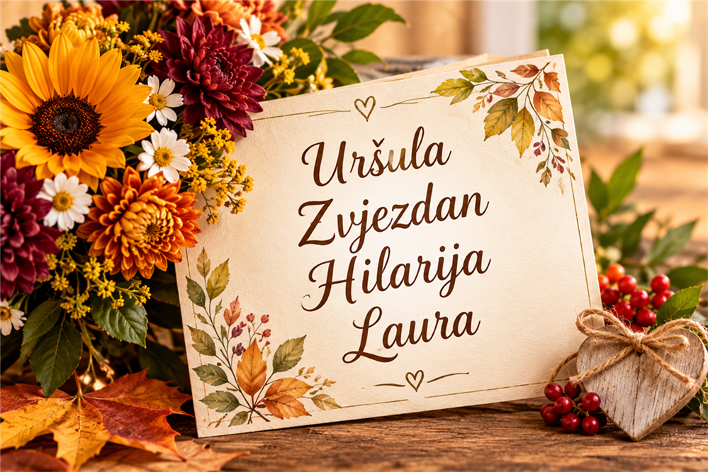 Danas imendan slave osobe s ovim imenima: Uršula, Zvjezdan, Hilarija i Laura – sve najbolje!