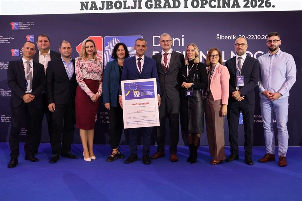 Međimurje među najboljima u Hrvatskoj: projekt SING for GREEN osvojio drugo mjesto na izboru za najbolji županijski EU projekt