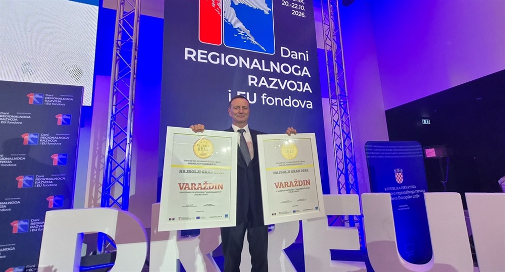 Varaždin najbolji grad u Hrvatskoj za gospodarstvo i drugi po kvaliteti života
