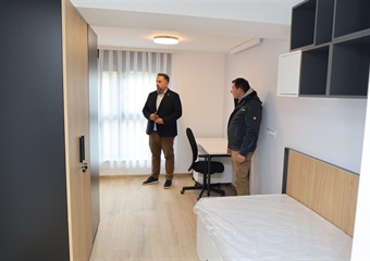 Župan Golubić obišao uređeni i opremljeni Učenički dom u Koprivnici, projektom vrijednim gotovo šest milijuna eura podići će se obrazovni standard