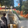 Obnavlja se vanjsko stubište u Perivoju Marije Ružičke Strozzi, radove vrijedne 146 tisuća eura obišla gradonačelnica Ratković