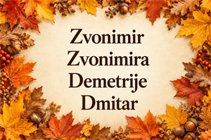 Imendan slave Demetrije, Dmitar i Zvonimir: Otkrijte značenja njihovih imena