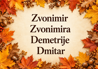 Imendan slave Demetrije, Dmitar i Zvonimir: Otkrijte značenja njihovih imena