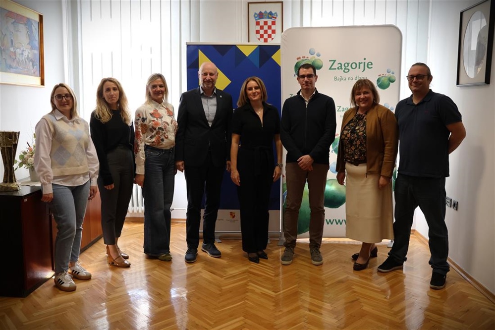 Nakon pripajanja krapinskog Veleučilišta, delegacija Tehničkog veleučilišta na sastanku sa županom Kolarom, naglasak na suradnji i povezivanju