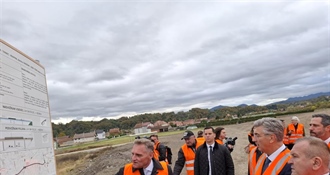 Projekt vrijedan oko 315 milijuna eura: Plenković i Stričak obišli gradilište brze ceste prema Krapini