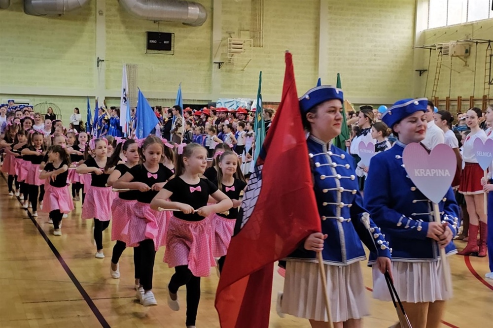 FOTO Grad Krapina ugostio više od 800 natjecateljica na Prvenstvu Hrvatske u mažoret plesovima