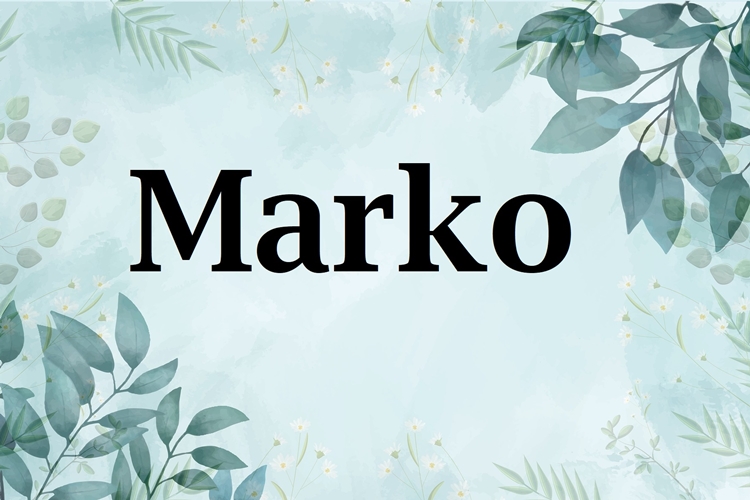 Današnji slavljenik je Marko - sretan imendan!