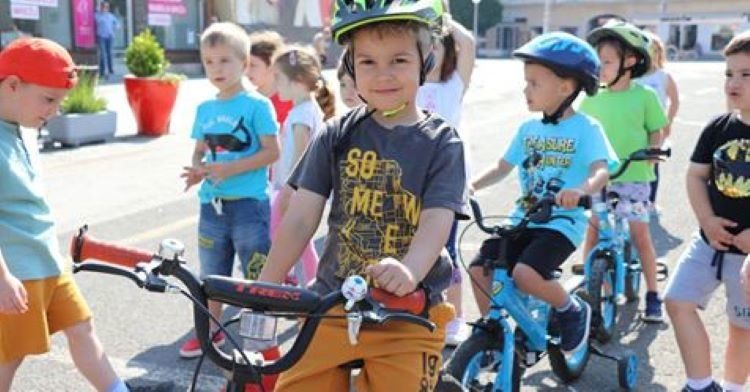 Djeca pokazala svoje biciklističko umijeće na “Danu bicikla i biciklizma Grada Koprivnice”
