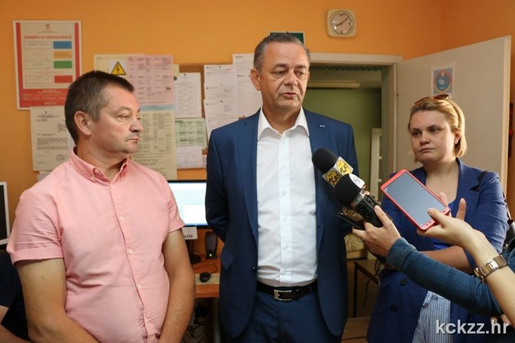Župan Koren posjetio Službu civilne zaštite Koprivnica i novog voditelja Miroslava Blažotića