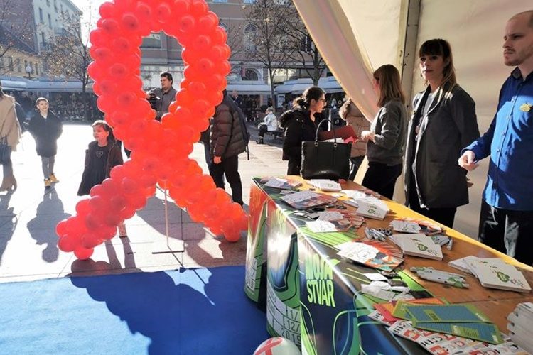 Javnozdravstvenom akcijom obilježen Svjetski dan AIDS-a