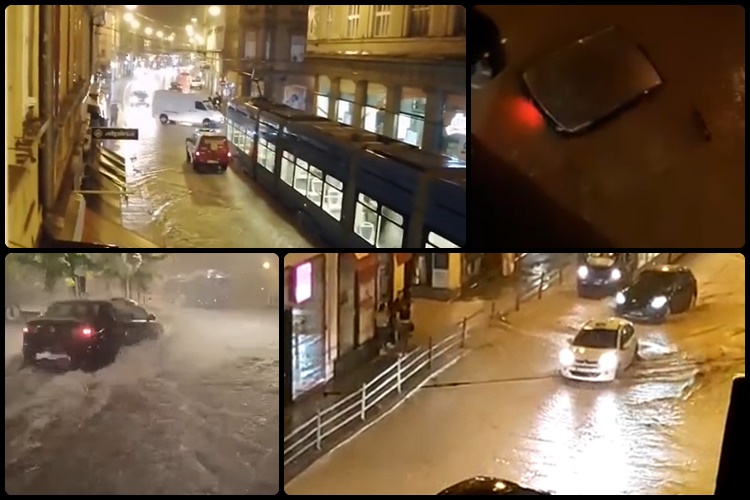 Sinoć potop u Zagrebu. Tijekom intervencije preminuo vatrogasac